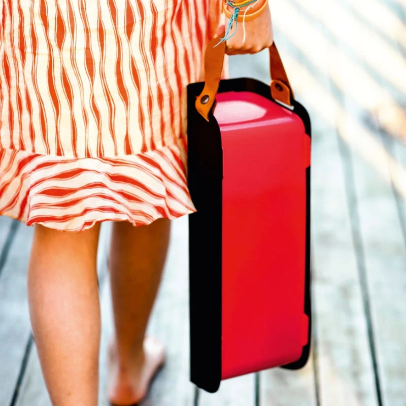 UNA Portable Grill Rot 2 UNA Portable Grill Rot – Bild 2