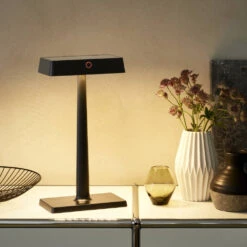 Sigor Akku-Tischleuchte Nuindie Charge 330 Mm, Schwarz -Crespo Verkäufe 19880246 2