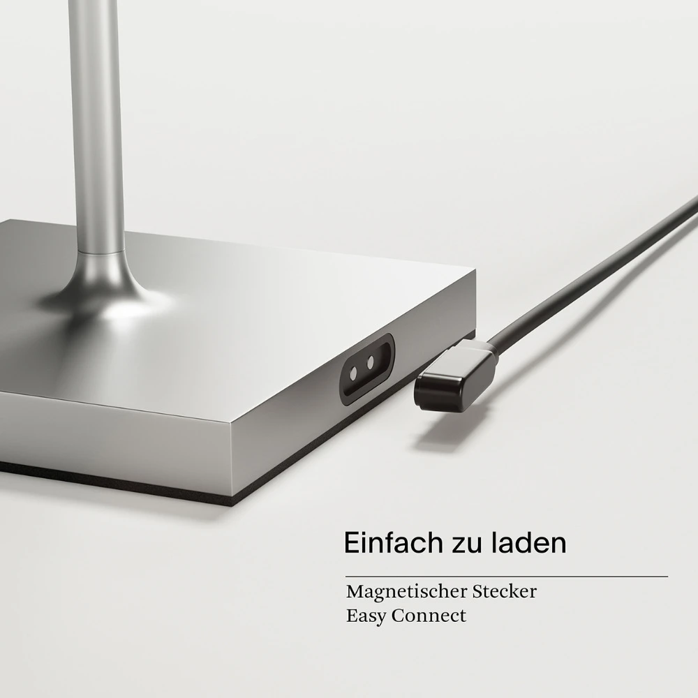 Sigor Akku-Tischleuchte Nuindie Mini 250 Mm, Silber 5 Sigor Akku-Tischleuchte Nuindie Mini 250 Mm, Silber – Bild 5