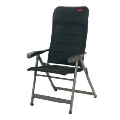 Crespo Campingstuhl Air Deluxe Spezial, Schwarz