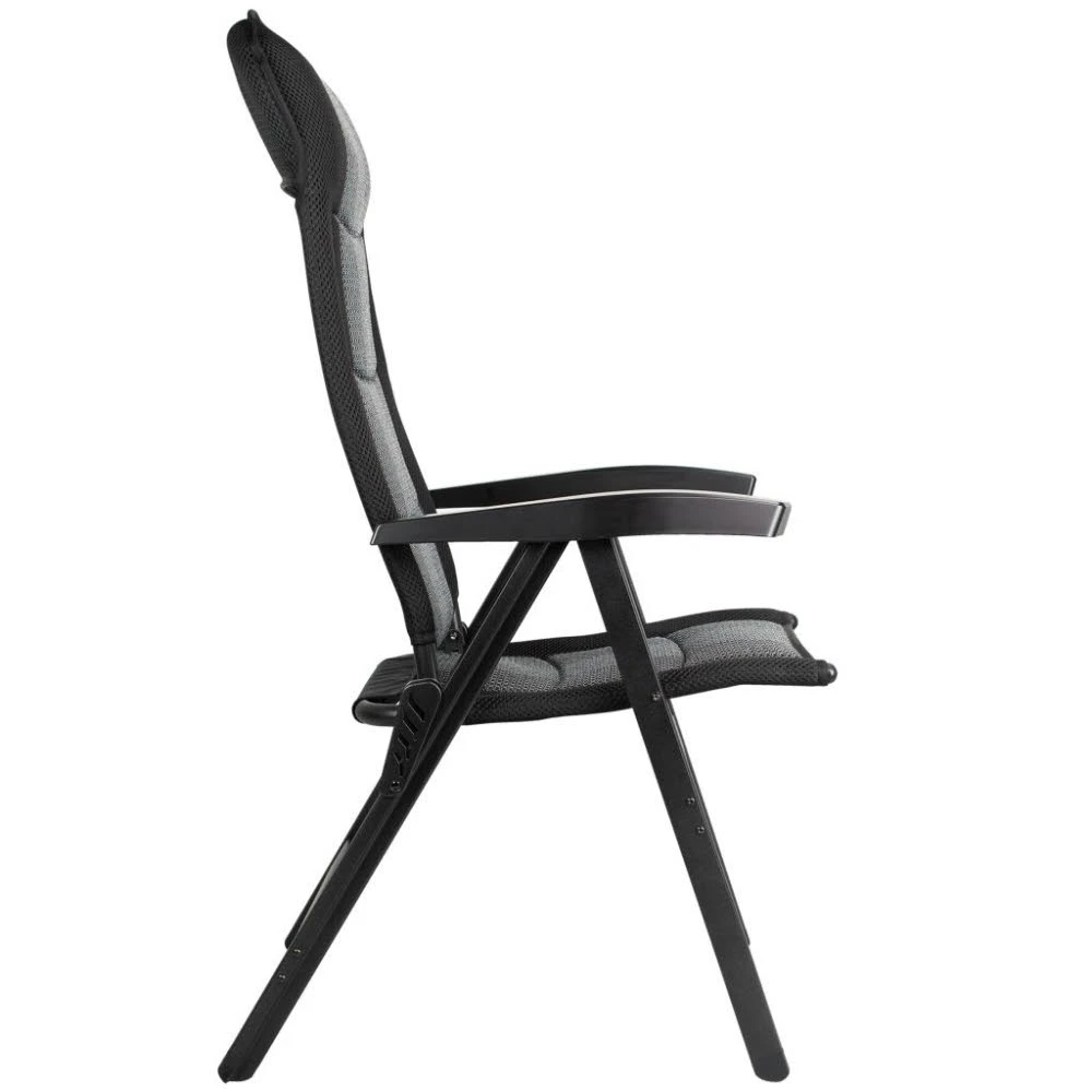 Westfield Campingstuhl Avantgarde Noblesse Silber, Schwarz 2 Westfield Campingstuhl Avantgarde Noblesse Silber, Schwarz – Bild 2