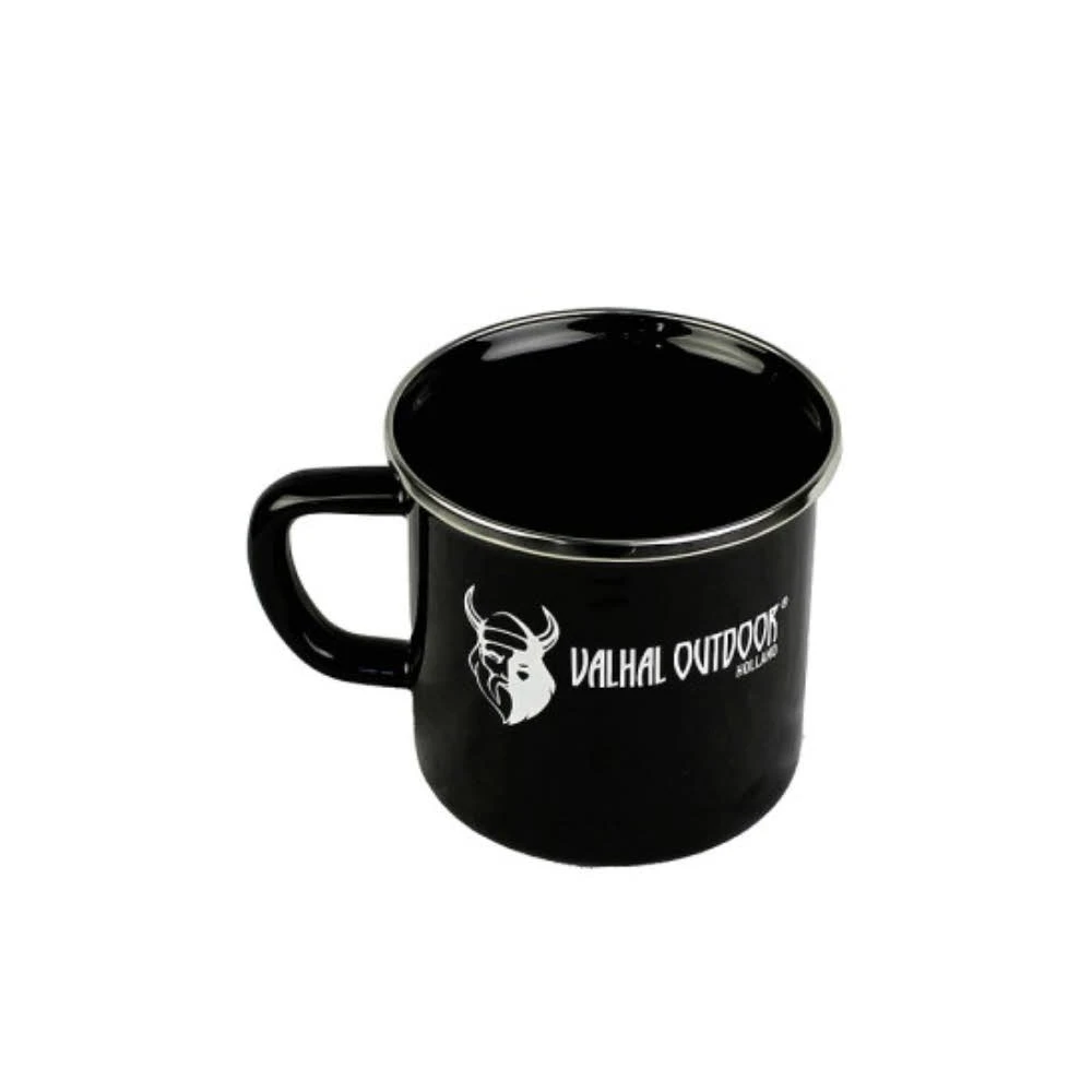 Valhal Outdoor Emaille Becher, 400 Ml 1 Valhal Outdoor Emaille Becher, 400 Ml