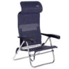 Crespo Strandstuhl Beach Chair Alu, Blau