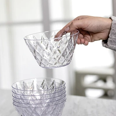 Koziol Salatschale Crystal Mit 4 Portionsschalen 2 Koziol Salatschale Crystal Mit 4 Portionsschalen – Bild 2